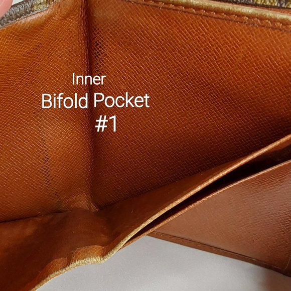 'LOUIS VUITTON' 'PORTEFEUILLE 'ELISE' TRIFOLD LEATHER MONOGRAM WALLET & BOX SET - Picture 6 of 16